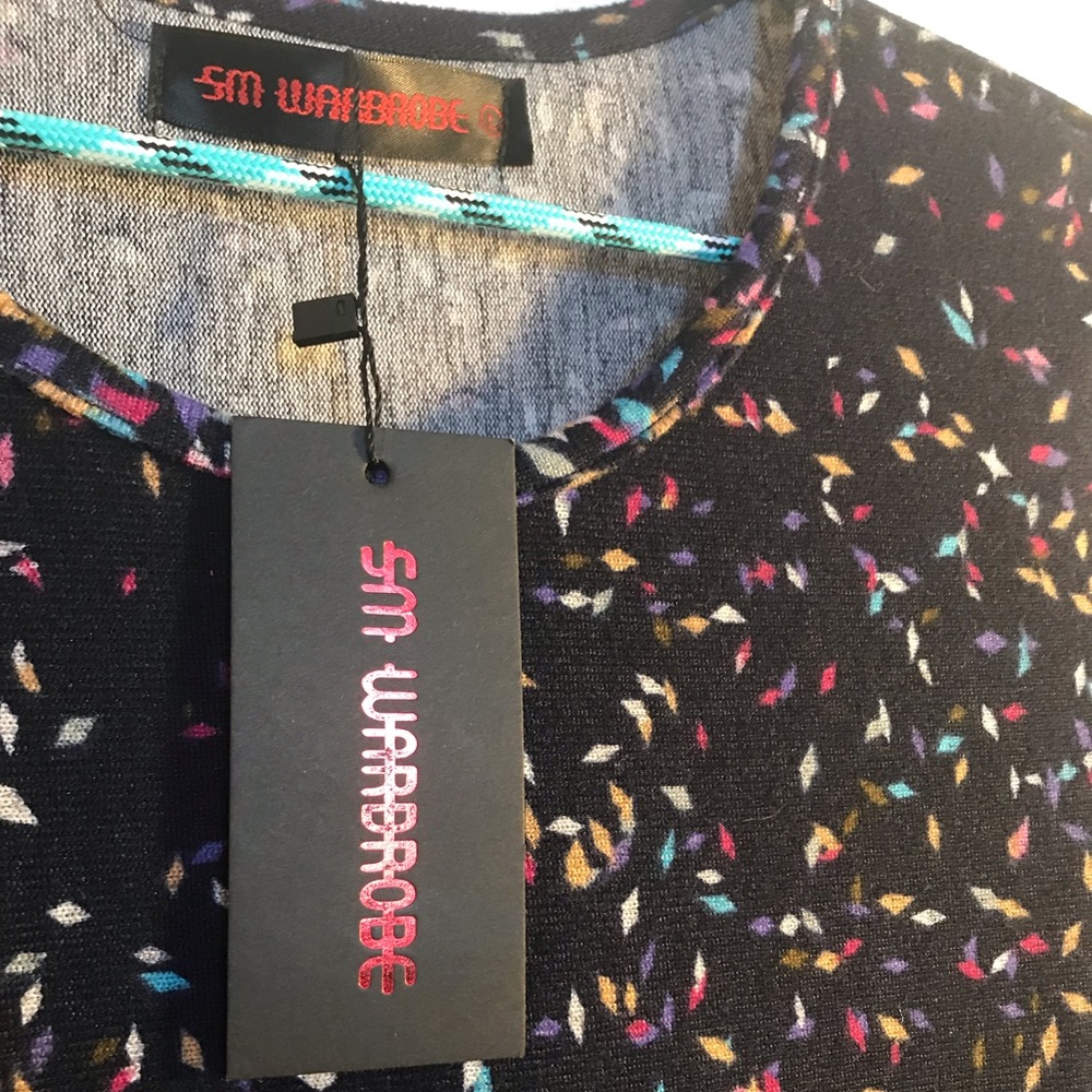 NWT SM Wardrobe Confetti MIDI Dress - Picture 2 of 4